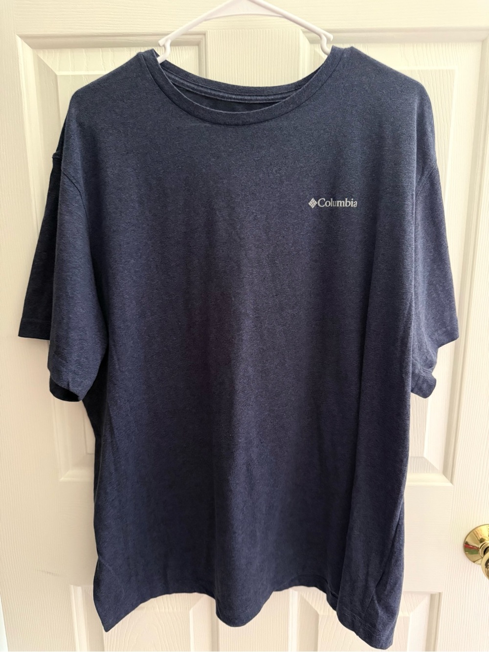 Columbia Omni-Wick T Shirt Mens XXL Regular Fit Navy Blue Athletic Shirt